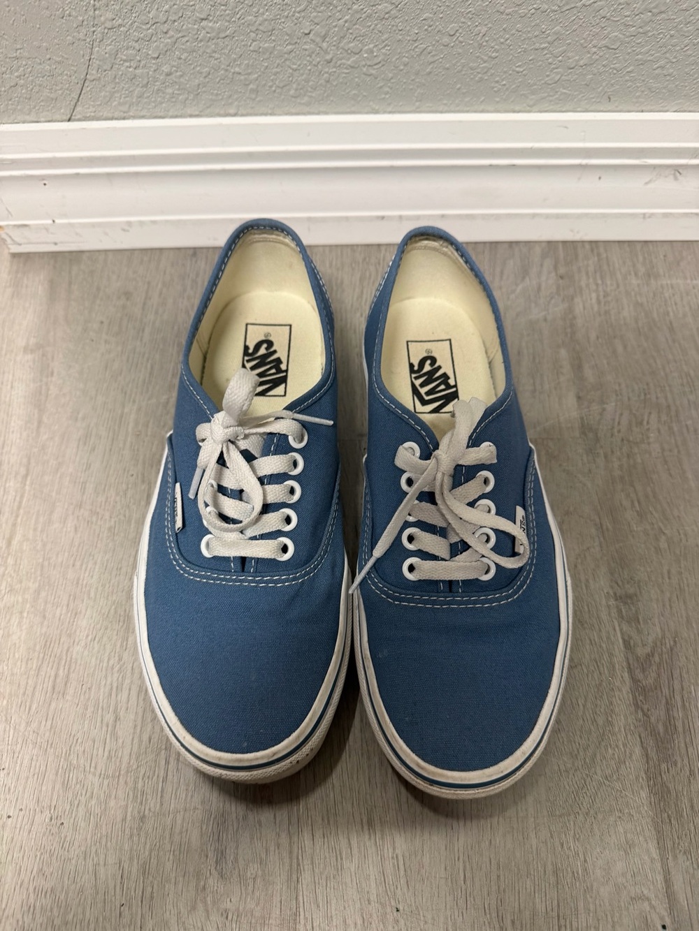 Vans Black Leopard High-Top & Blue Canvas Low-Top Sneakers size 8 & 8.5 - Picture 8 of 12